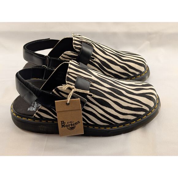 NWT Dr. Martens Jorge II Leather Slingback Mules in Black Analine sz M11/W12 main image 5